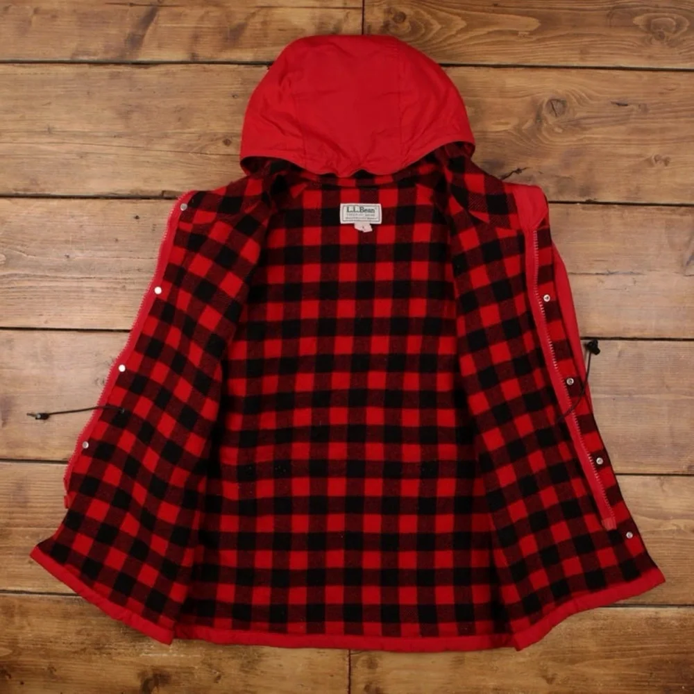 L.L. Bean Men's Baxter State Parka Bold Red Large